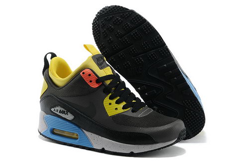 Nike Air Max 90 Sneakerboot Ns Women Gray Yellow Running Sports Shoes Germany